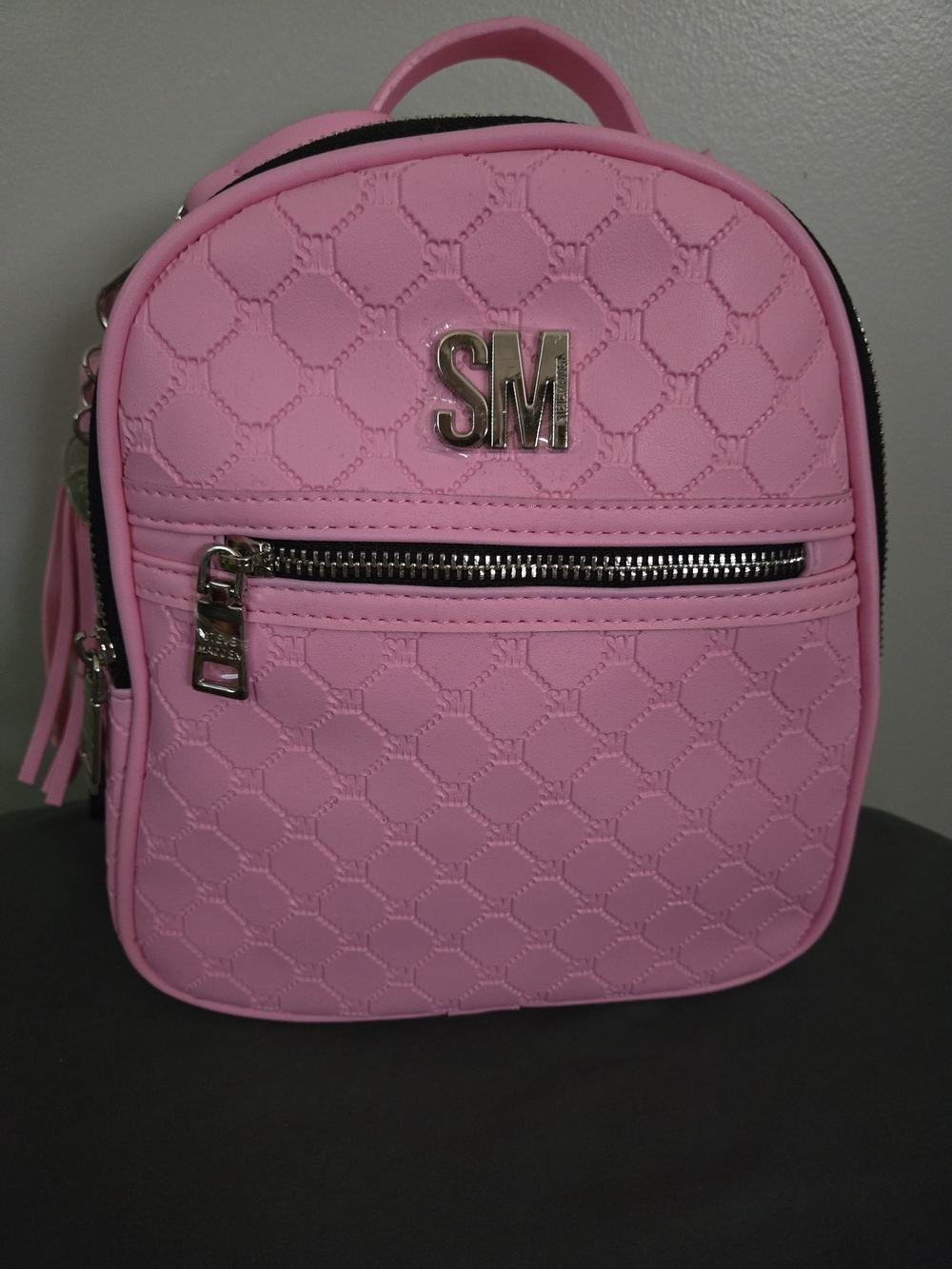 Pink Quilted Mini Backpack - Women's Bag